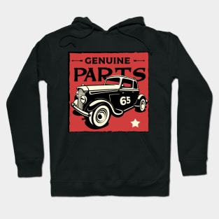 Vintage Genuine Car Parts Hoodie